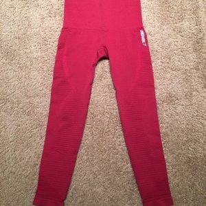 Gymshark Seamless Red Leggings XS